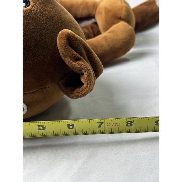 Nanco Plush Dog Hanging Floppy Hanging Hook & Loop Brown Soft Stuffed Animal 21" - Picture 9 of 9
